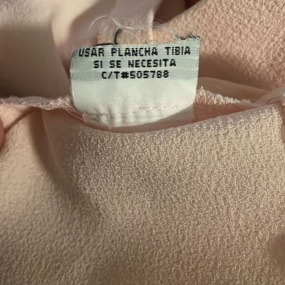 JULIAN TAYLOR Womens Vintage Pink Button Front Peplum Dress A-Line Size 14 - Picture 11 of 12